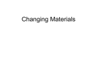 Changing Materials