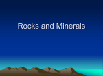 Rocks and Minerals - Plain Local Schools
