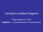 Canada`s Landform Regions