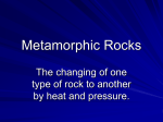 Metamorphic Rocks - District 128 Moodle