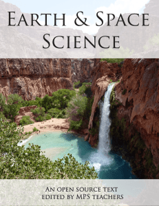 Earth &amp; Space Science An open source text edited by MPS teachers