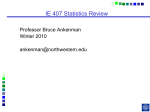 Ankenman`s Statistics Lecture Slides
