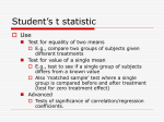 Basics of Statistics - University of Delaware