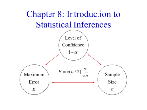 Chapter 1: Statistics