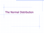 The Normal Distribution