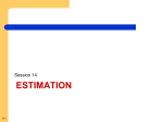 session 14 estimation