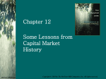 Some Lessons from Capital Market History