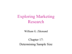 Chapter 17 - Exploring Marketing Research