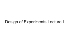 Design of Experiments