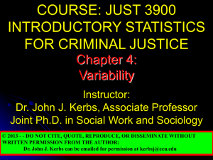 Chapter 4: Variability