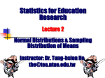 Methods in Education (2) Correlational Approaches