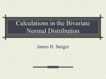 Exercises in the Bivariate Normal Distribution
