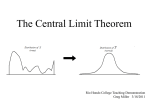 Central Limit Theorem - Greg`s PCC Math Page