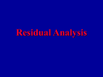 Residual Analysis