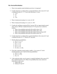 The Normal Distribution