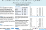 The impact of Rheumatoid Arthritis on quality-of-life assessed using the... systematic review and meta-analysis