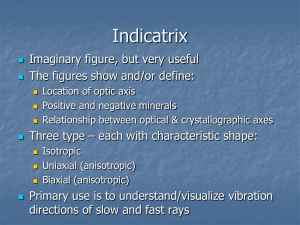 Indicatrix - University of Florida