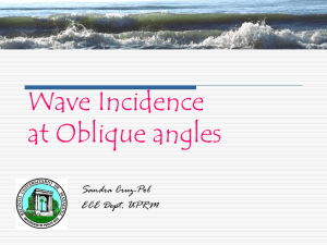 Wave incidence