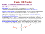 Chapter 10: Diffraction-1