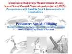 Ocean Color Radiometer Measurements of Long Island Sound