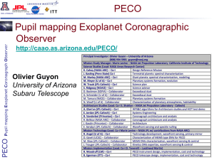 The Pupil mapping Exoplanet Coronagraphic Observer