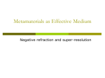 Metamaterials as Effective Medium