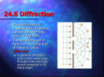 Single Slit Diffraction & Gratings