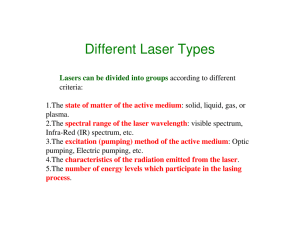 Different Laser Types