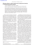 Diffraction effects in optical interferometric displacement detection in nanoelectromechanical systems