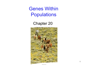 BIO102 Evolution Part2 Ch.20