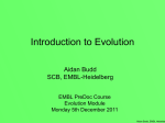 Introduction to Evolution