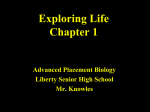 Chapter 1 Exploring Life