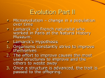 Evolution Part II