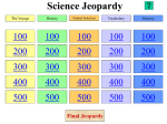 Evolution Jeopardy