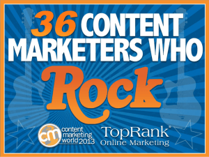 See Chris Live at #CMWorld - Content Marketing Institute