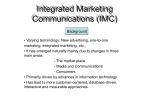 Integrated Marketing Communications (IMC)