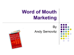 Word of Mouth Marketing - Internet Marketing Design