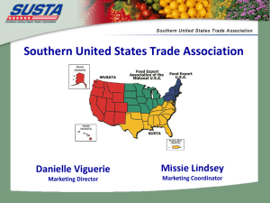 Brand Promotion - Southern United States Trade Association