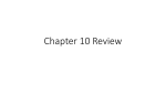 Chapter 10 Review - Campbell County Schools