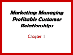 Marketing: Managing Profitable Customer Relationships