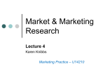 Marketing Research