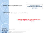 SIBXPSM5003A Promote a personal services business – blended