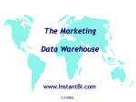 Marketing Data Warehouse