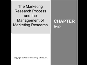 Marketing Research Essentials