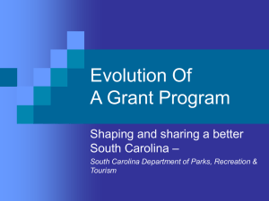SCPRT Tourism Partnership Fund - South Carolina Department of
