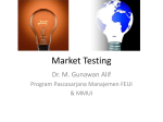 Market Testing
