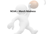 NCAA – March Madness - Scott County Schools