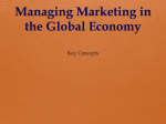 Managing Marketing in the Global Economy