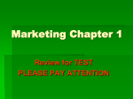 Marketing Chapter 1 - Garnet Valley School District