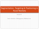 Session II- Rural Marketing - Xavier Institute of Management